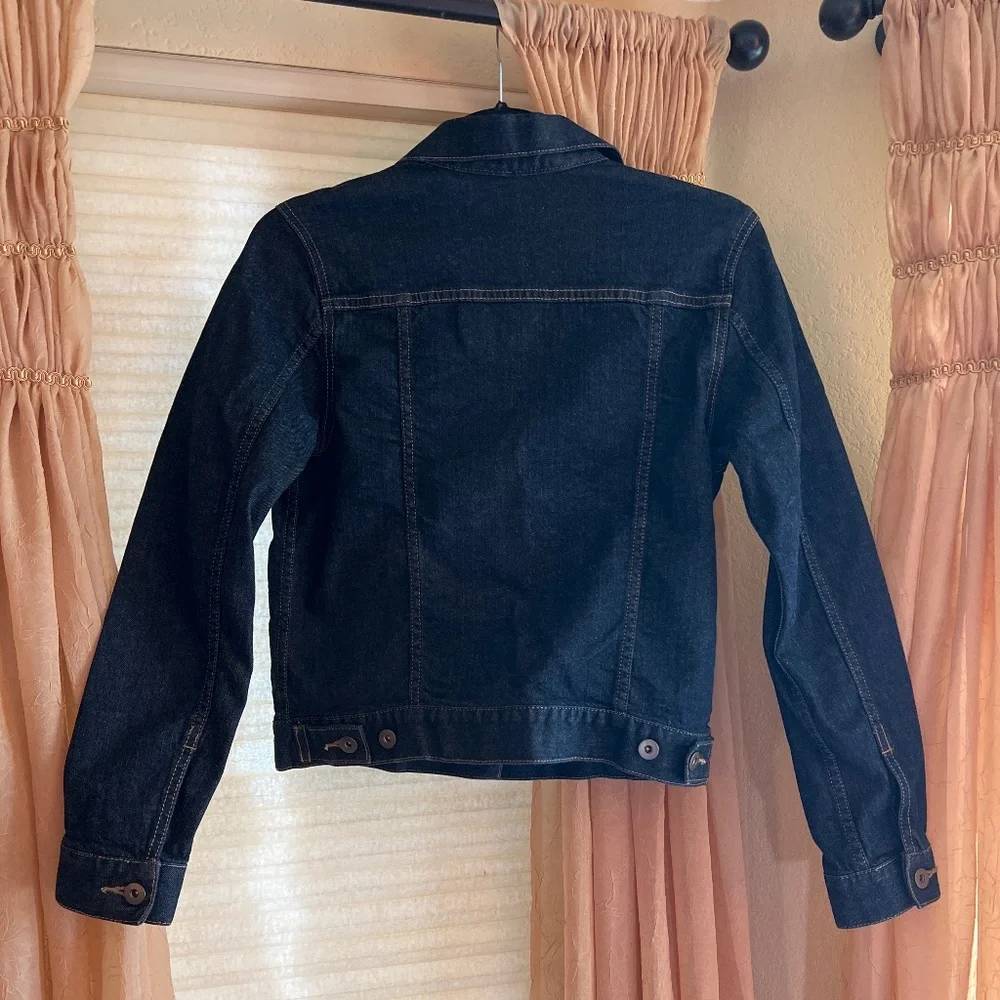 Uniqlo Denim Jacket Dark Wash - Picture 5 of 6